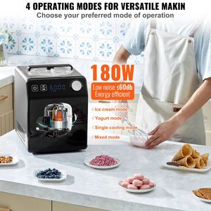 Macchina per gelato automatica in acciaio inossidabile per sorbetto elettrico da 2 quarti macchina per Yogurt alla frutta senza congelamento macchina 4 - Product Image 3