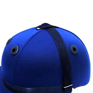 Casco de Polo Personalizado para Montar a Caballo de Forma Segura, Casco de Polo de Sarga de Algodón de Alta Calidad, Disponible en Stock para la Venta - Product Image 2