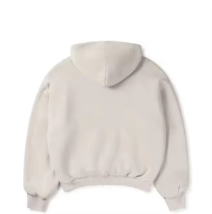 Custom High Quality 100% Cotton 350gsm Heavy <b>Thick</b> Winter Hoodie Custom Embroidery Logo Pullover Hoodies Casual Sweatshirts - Product Image 2
