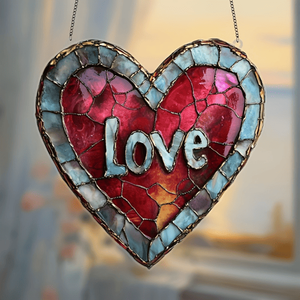 CIFbuy Decoración de Ventana de Acrílico con Efecto Vitral, Atrapasoles de Corazón para el Hogar, Regalo para el Hogar, Compatible con Servicio de Recogida Temu - Product Image 6