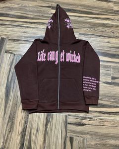 Sudaderas con Capucha y Cremallera para Hombre, de Alta Calidad, 100% Algodón, con Estampado Personalizado, Estilo Urbano, Corte Regular, para Invierno, 2026 - Product Image 1