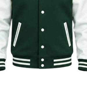 Chaqueta Bomber Deportiva para Hombre, Estilo Universitario Clásico, Chaqueta de Béisbol con Cierre de Botones a Presión y Cuello Acanalado - Product Image 5