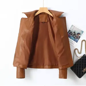 Chaqueta de Cuero para Hombre en Oferta, Diferentes Estilos, Chaqueta de Cuero para Hombre de Estilo Popular para Otoño - Product Image 3