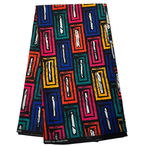 ผ้าพิมพ์ลายแอฟริกันยอดนิยมสำหรับทำชุดเดรส ผ้าพันคอ ผ้าคลุมไหล่ จากบริษัท Hitjem Export Pvt Ltd Island Exporter - Product Image 4