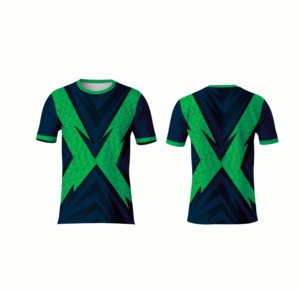 T-shirt en jersey moderne à sublimation 180g, imprimé intégral créatif, tissu confortable pour un usage quotidien décontracté et tendance - Product Image 1