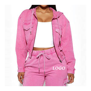 Sweat-shirt à manches longues personnalisé avec logo, éco-responsable, pour femmes et hommes, ensemble jogging, sweat-shirt à fermeture éclair, réversible, anti-UV - Product Image 5