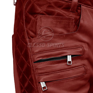 Pantalons en cuir pour hommes légers et très vendus, pour un usage décontracté, qualité supérieure, en vente - Product Image 6