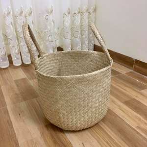 Cesta de mimbre tejida de suministro directo de fábrica, multifuncional, diseño básico personalizable, ecológica, para almacenamiento en el hogar, de Vietnam - Product Image 1