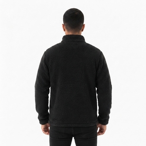 Comfortable Fit for Winter Outdoor Wear Sherpa Jacket for men Wool Men's Sherpa Jacket <b>Warm</b> <b>Fleece</b> Coat with Soft - Product Image 2