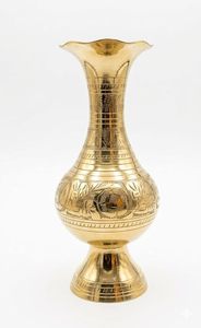 Brass Flower Vase <b>Table</b> Decorative Flower Pot for Home Decor Bedroom Living Room Office Wedding Festival Decoration - Product Image 3
