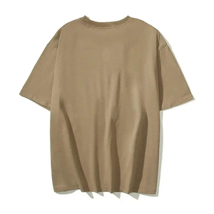 เสื้อยืดผ้าฝ้ายขนาดใหญ่สำหรับผู้ชายพิมพ์ลายการ์ตูนซันไชน์แขนสั้น O คอเสื้อยืดลำลองทรงหลวมระบายอากาศได้ดีน้ำหนักเบา - Product Image 5