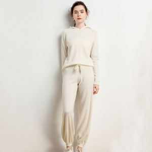 Ensemble de survêtement athlétique réversible deux pièces pour femme, en coton 100% haute élasticité, style hip-hop, avec doublure polaire écologique - Product Image 5