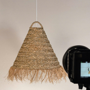 Hot 2026!!! Natural Vintage and Boho Decorative Hanging Pendant Light and <b>Lamp</b> Shape - Product Image 5