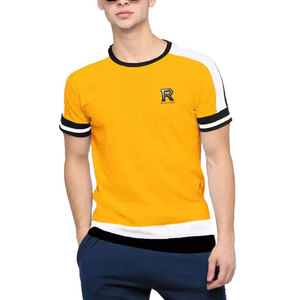 T-shirt en coton pour homme, manches courtes, à porter au quotidien, t-shirt en coton doux pour homme, manches courtes, haut d'été pour la vente au détail - Product Image 1