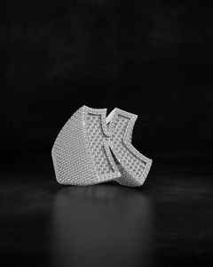 Anillo de Lujo con Inicial K, con Incrustaciones de Moissanita de 8 Quilates, Chapado en Oro Amarillo sobre Plata Sólida, Estilo Hip Hop Clásico, Unisex, para Uso Diario - Product Image 2