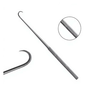 Retracteur cutané à crochet simple de 6,25 pouces à pointe acérée, instrument chirurgical en acier inoxydable allemand, crochet chirurgical de précision pour tissus cutanés - Product Image 1