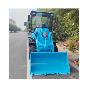 Chargeuse compacte 4x4 avec pelle rétrocaveuse et chargeuse frontale, capacité de charge nominale de 45 tonnes, poids de la machine de 2500 kg, équipée d'un moteur et d'une boîte de vitesses - Product Image 2