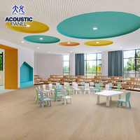 Panneau acoustique micro-perforé en placage de bois coloré de qualité supérieure, classe ignifuge, haute réduction du bruit, salon, chambre à coucher, moderne
