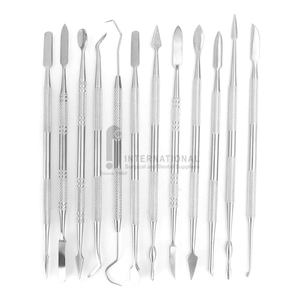 Hot Selling Wax Craving <b>Set</b> 12Piece Stainless Steel Wax Cravers <b>Set</b> Double Ended Polymer Pottery <b>Clay</b> Craving Tools CE Certified - Product Image 3