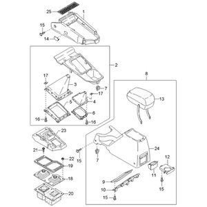Pièces et accessoires automobiles et camionnettes neuves Sportage 0K07A64410A96 - Product Image 2
