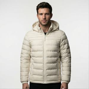 2025 coloré décontracté doudoune avec capuche rembourrée Logo personnalisé grande taille respirant fermeture à glissière à la mode veste d'hiver - Product Image 1