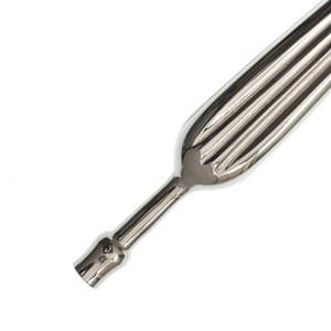 Tubo de succión Yankauer de 11-3/4 pulgadas, instrumento quirúrgico de succión de acero inoxidable cromado, punta de bulbo, dispositivo reutilizable para quirófano - Product Image 6