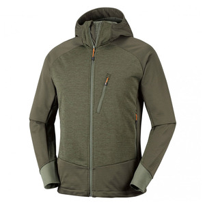 Chaqueta con Capucha para Hombre, Color Verde Oliva, Tejido Softshell, Cierre de Cremallera, Transpirable, Resistente al Viento, para Actividades al Aire Libre, Corte Regular, para Todas las Estaciones, Material de Poliéster - Product Image 6