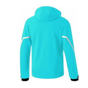 <b>Men's</b> Red Hooded Fleece <b>Jacket</b> Windproof Sporty Zipper Closure Winter Outdoor Wear - Product Image 4