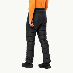 Outdoor Men Eco-Friendly <b>Padded</b> Hiking <b>Pants</b> Black Color Winter Warm High Quality Waterproof Cotton Lining for Adults - Product Image 2
