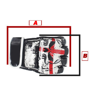 Gants de MMA professionnels en gros, haute qualité, demi-doigts, en cuir, avec fermeture auto-agrippante, pour entraînement de combat et sparring MMA - Product Image 5