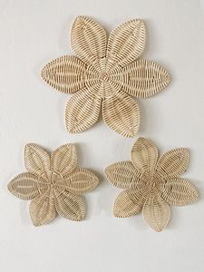 Wholesale Rattan Baby <b>Wall</b> Hanging Wicker Kids <b>Wall</b> <b>Decor</b> Natural Boho Rattan <b>Nursery</b> Made by King Craft Viet - Product Image 4