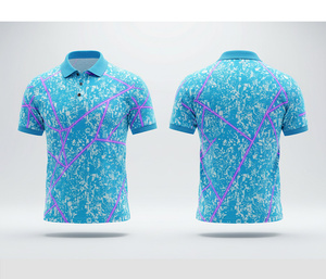 Polyester Sublimation Polo Shirt – Lightweight & Breathable Design for Men Women Youth Quick-Dry Dry-Fit Active Polo - Product Image 2