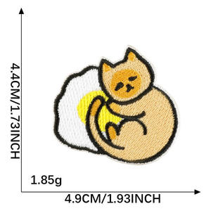 Custom Embroidery Patch Wholesale Contrast Thread Applique for <b>Jackets</b> Caps Backpacks Clothing Factory Iron On Sew On Decorative - Product Image 5
