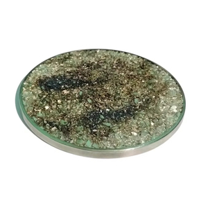Posavasos de Mosaico Indio Hechos a Mano, Diseño Nuevo, Forma Redonda, Posavasos Decorativos para Mesa, Decoración del Hogar y Regalos - Product Image 1