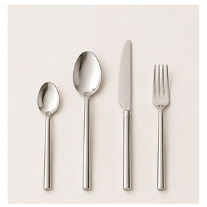 Ensemble de couverts créatifs en acier inoxydable, argenterie minimaliste moderne avec finition miroir, vaisselle pour la maison et les restaurants - Product Image 4