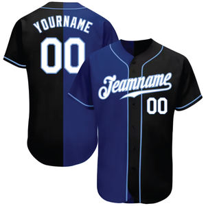 Maillot de baseball authentique OEM en maille pour le World Baseball Classic, noir avec doublure blanche, dégradé tendance, vente en gros - Product Image 5