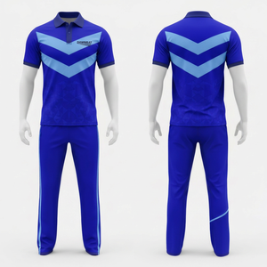 Custom <b>Cricket</b> Sportswear Manufacturer Unlimited Sublimation Printed Design | Unisex Adults <b>Cricket</b> Wears Breathable Durable - Product Image 2