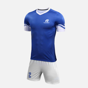 Uniforme de Fútbol Masculino de Calidad Profesional, Material Transpirable que Absorbe la Humedad, Ligero, Personalizable, Conjunto de Camiseta y Pantalones Cortos Deportivos - Product Image 1