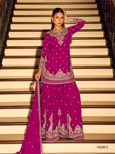 Costume de mariage de créateur haut de gamme pour femme avec broderie complexe et dupatta assorti – Achetez directement auprès du fournisseur - Product Image 3