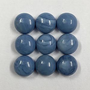Vente en gros de cabochons ronds lisses en opale bleue naturelle authentique de 9 mm, pierres précieuses en vrac, fournisseur de pierres pour pendentifs - Product Image 4