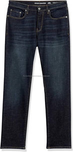 Pantalones Vaqueros de Mezclilla Rectos y Delgados de Alta Calidad para Hombre, Estilo Hipster, Corte Regular, Ligeros - Product Image 4