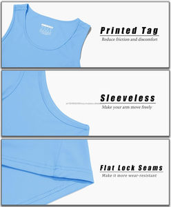 Débardeur décontracté pour homme UPF, séchage rapide, entraînement estival, chemise sans manches musclée, tricot uni pour la natation, la plage, la musculation998o - Product Image 4