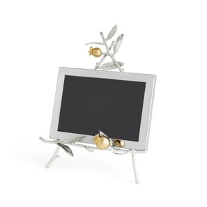 Cadre photo en métal et verre finition or haut de gamme, support d'affichage de photos sur table moderne, décoration intérieure de luxe - Product Image 2