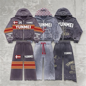 MAX WORLD ENTERPRISES Survêtement pour homme OEM ODM Conception personnalisée Qualité supérieure 100% coton Écologique Respirant Streetwear - Product Image 1