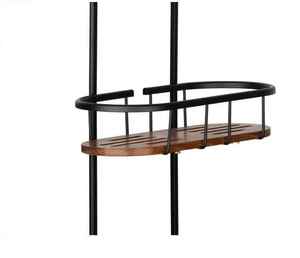 Premium Quality Space Saving Metal <b>Frame</b> Wooden Shelf for Bathroom Wall Storage and Home Decoration Available For Sale - Product Image 6