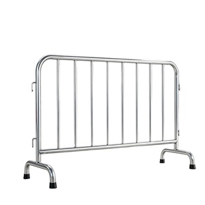 Barrière de contrôle des foules en acier inoxydable haute visibilité, prix imbattable direct usine, pour les grands événements - Product Image 1