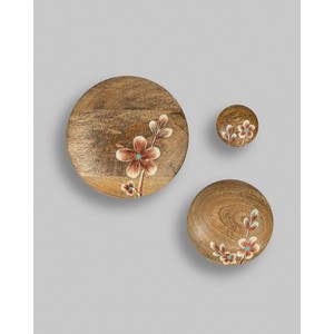 Handcrafted Mango Wood <b>Wall</b> <b>Hooks</b> - Hand-Painted Floral Dcor Wholesale - Product Image 2