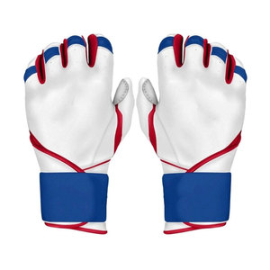 Guantes de Bateo de Béisbol de Alta Calidad, Cuero Genuino, Color y Logotipo Personalizados, Cierre de Gancho y Bucle Ambidiestro, Profesionales - Product Image 1