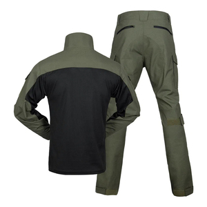 Chaqueta de Seguridad Duradera de Poliéster Elástico de Secado Rápido y Pantalones Cargo Multibolsillos, Conjunto de Uniforme de Camuflaje para Trabajo de Seguridad con MOQ Bajo - Product Image 3