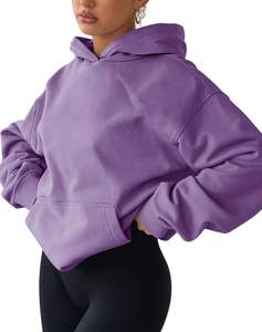 Sudadera con Capucha Tejida Ultra Suave para Mujer, Forro Cálido y Suave, Ajuste Flexible, Lista para el Movimiento, Capa Cómoda para Exteriores, Forma Moderna - Product Image 4
